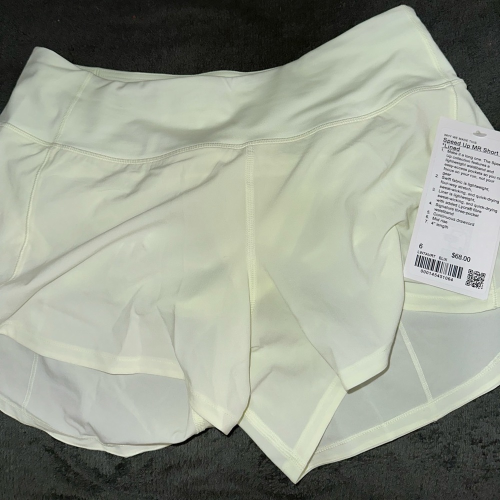 Lululemon Speed Up Shorts
